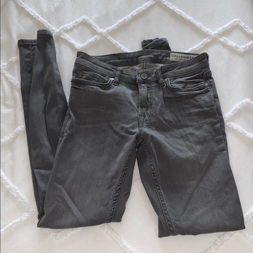 All Saints Grey Denim